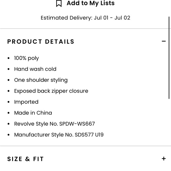 Revolve Karlie One Shoulder Top - Picture 5 of 11